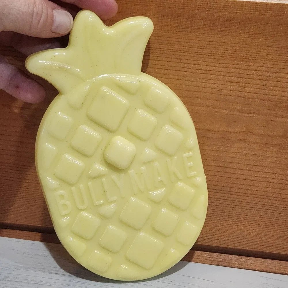 Brand New Pineapple Tough Nylon Dog Chew Toy by Bullymake Yellow 6
